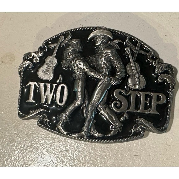 Siskiyou Accessories - Siskiyou Western Belt Buckle Buckle Co N-7 Made in USA 1994 Enamel Limited